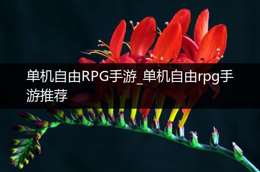 单机自由RPG手游_单机自由rpg手游推荐