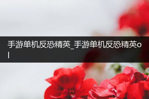 手游单机反恐精英_手游单机反恐精英ol