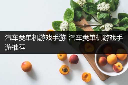 汽车类单机游戏手游-汽车类单机游戏手游推荐