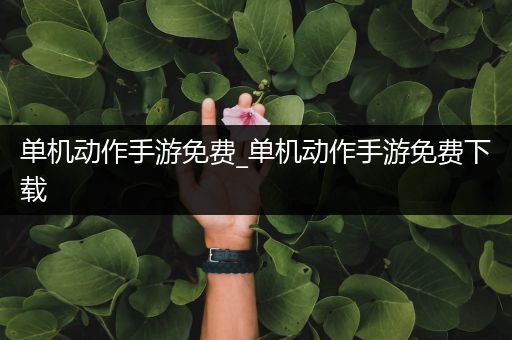 单机动作手游免费_单机动作手游免费下载