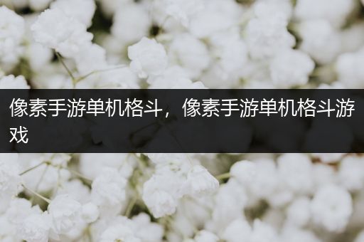 像素手游单机格斗，像素手游单机格斗游戏