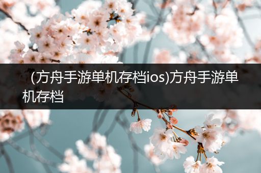 （方舟手游单机存档ios)方舟手游单机存档