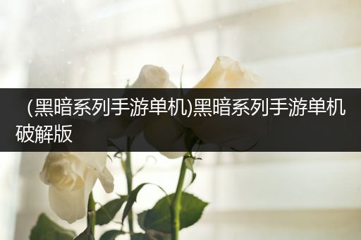 （黑暗系列手游单机)黑暗系列手游单机破解版