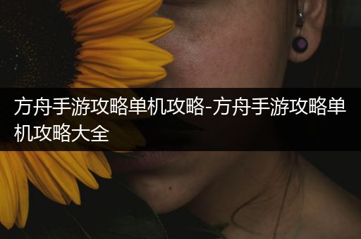 方舟手游攻略单机攻略-方舟手游攻略单机攻略大全