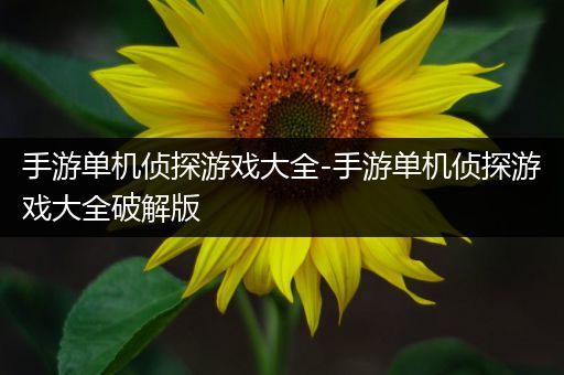 手游单机侦探游戏大全-手游单机侦探游戏大全破解版