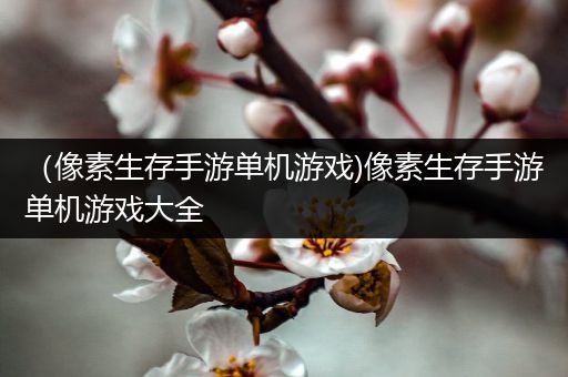 （像素生存手游单机游戏)像素生存手游单机游戏大全