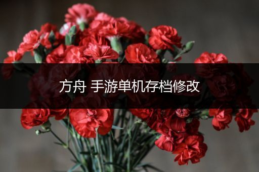 方舟 手游单机存档修改