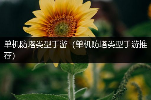 单机防塔类型手游（单机防塔类型手游推荐）