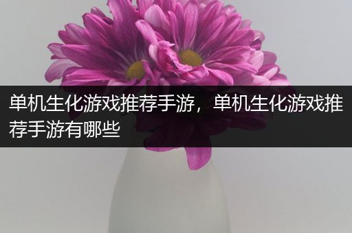 单机生化游戏推荐手游，单机生化游戏推荐手游有哪些