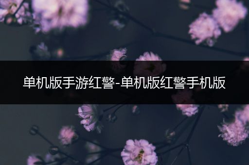 单机版手游红警-单机版红警手机版