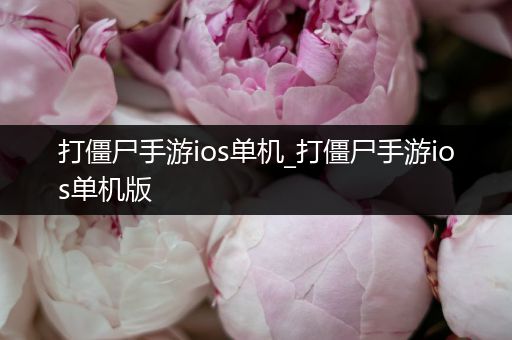 打僵尸手游ios单机_打僵尸手游ios单机版