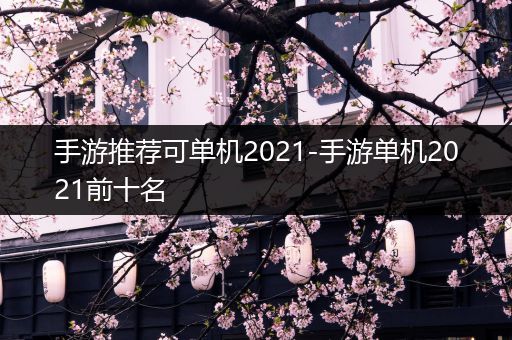 手游推荐可单机2021-手游单机2021前十名