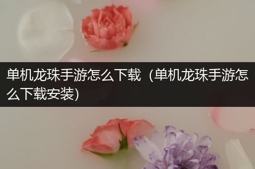 单机龙珠手游怎么下载（单机龙珠手游怎么下载安装）