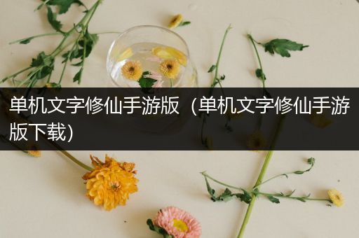 单机文字修仙手游版（单机文字修仙手游版下载）