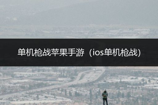 单机枪战苹果手游（ios单机枪战）