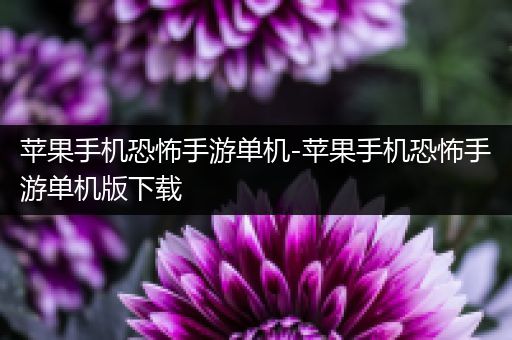 苹果手机恐怖手游单机-苹果手机恐怖手游单机版下载