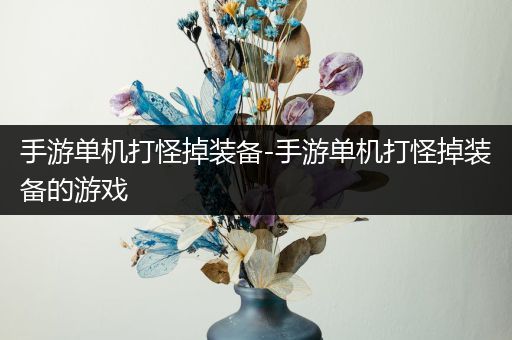 手游单机打怪掉装备-手游单机打怪掉装备的游戏