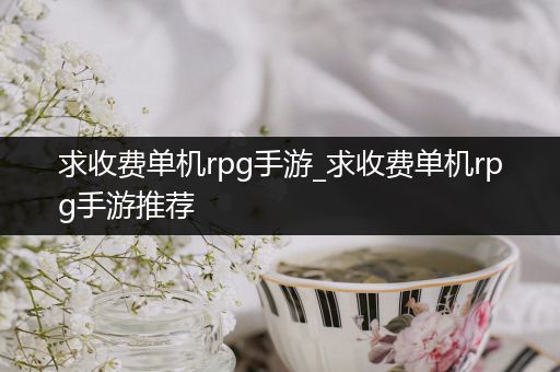 求收费单机rpg手游_求收费单机rpg手游推荐