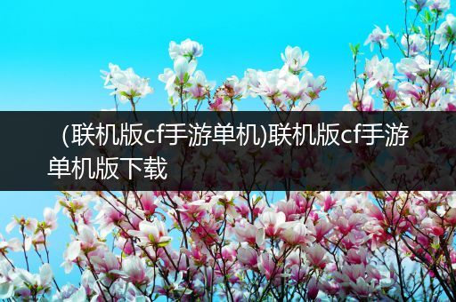 （联机版cf手游单机)联机版cf手游单机版下载