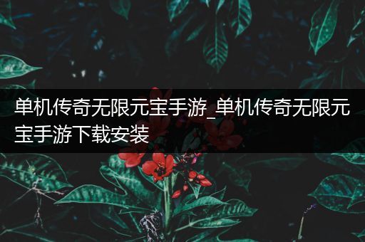 单机传奇无限元宝手游_单机传奇无限元宝手游下载安装