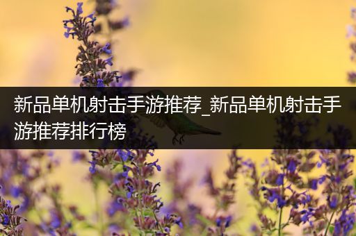 新品单机射击手游推荐_新品单机射击手游推荐排行榜