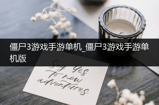 僵尸3游戏手游单机_僵尸3游戏手游单机版